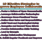 10 Effective Strategies to Improve Employee Collaboration