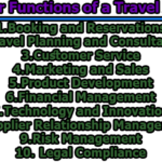 10 Major Functions of a Travel Agency