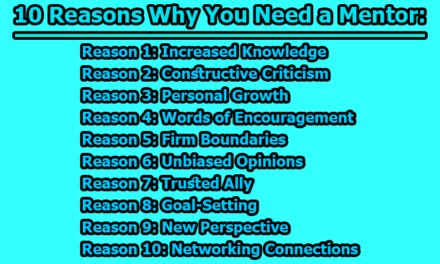 10 Reasons Why You Need a Mentor