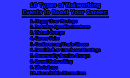 10 Types of Networking Events to Boost Your Career