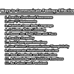 12 Ways to Communicate Feelings Effectively