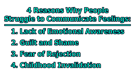 4 Reasons Why People Struggle to Communicate Feelings