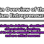 An Overview of the Tourism Entrepreneurship