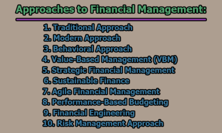 Approaches to Financial Management