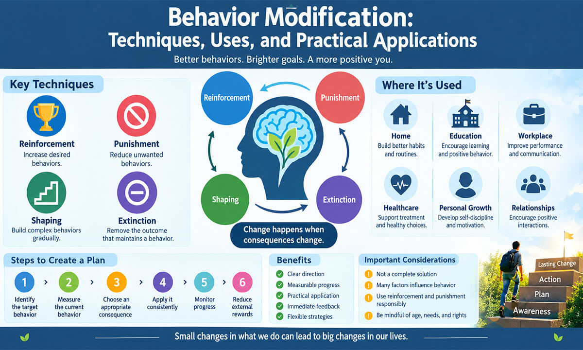 Behavior Modification: Techniques, Uses, and Practical Applications Behavior Modification Techniques Uses and Practical Applications - Behavior Modification: Techniques, Uses, and Practical Applications