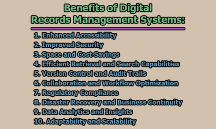 Benefits of Digital Records Management Systems