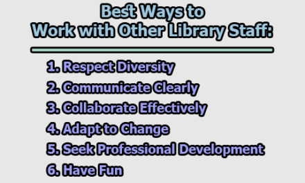 Best Ways to Work with Other Library Staff