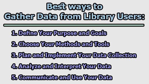 Best ways to Gather Data from Library Users - Best Ways to Gather Data from Library Users