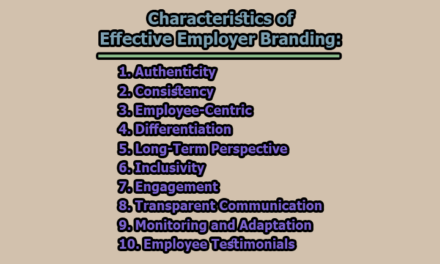 Scope, Significance, and Characteristics of Effective Employer Branding