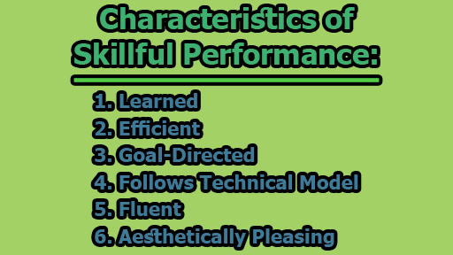 Characteristics of Skillful Performance