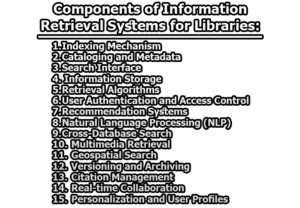 Components of Information Retrieval Systems for Libraries - Library ...