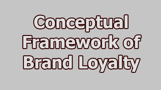 Conceptual Framework of Brand Loyalty