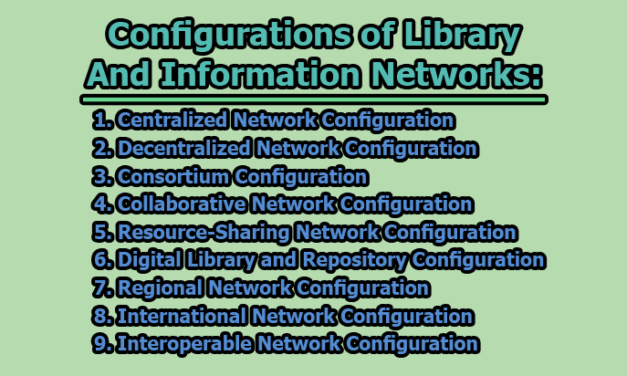 Configurations of Library and Information Networks