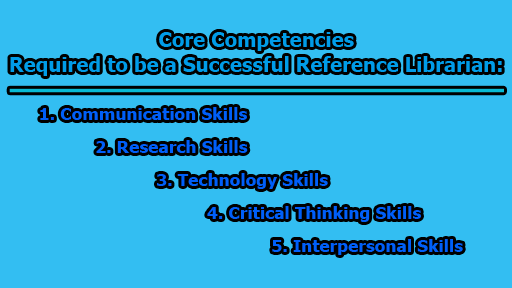 Core Competencies Required to be a Successful Reference Librarian