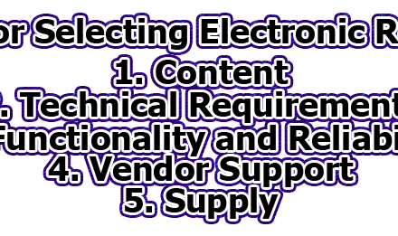 Criteria for Selecting Electronic Resources