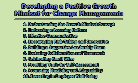 Developing a Positive Growth Mindset for Change Management