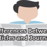 Differences Between Articles and Journals