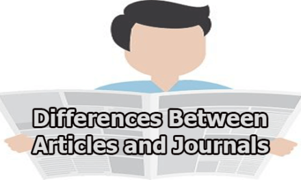 Differences Between Articles and Journals