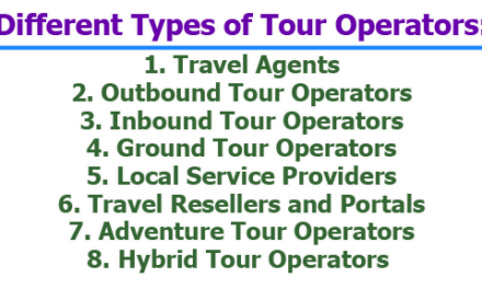 Tour Operators | Different Types of Tour Operators