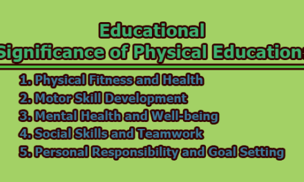 Educational Significance of Physical Education