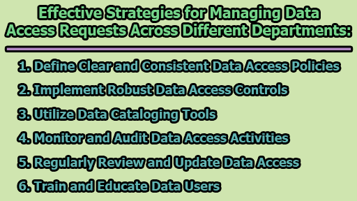 Effective Strategies for Managing Data Access Requests Across Different Departments