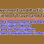 Empowerment and Participation in the Field of Travel and Tourism