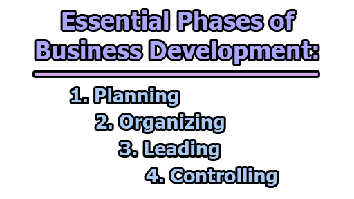 Essential Phases of Business Development