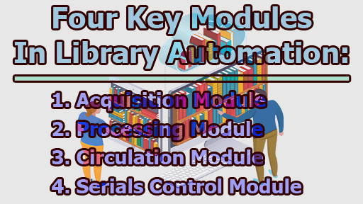 Four Key Modules in Library Automation