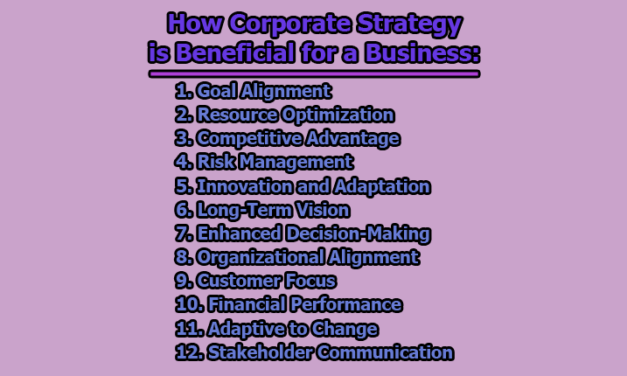 How Corporate Strategy is Beneficial for a Business