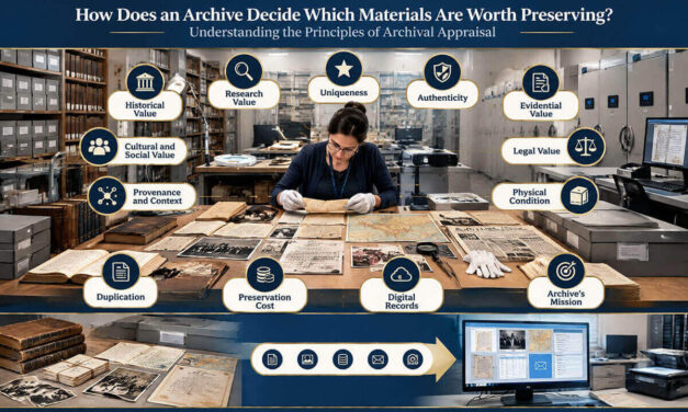 How Does an Archive Decide Which Materials Are Worth Preserving?