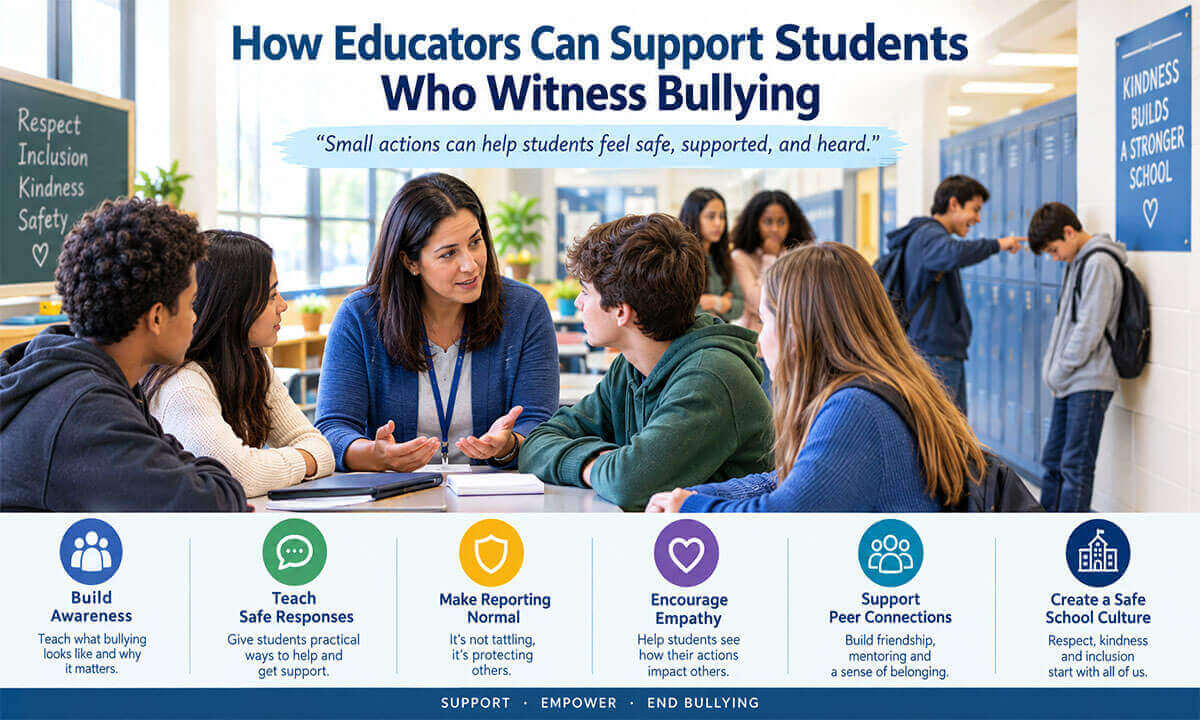 How Educators Can Support Students Who Witness Bullying How Educators Can Support Students Who Witness Bullying - How Educators Can Support Students Who Witness Bullying