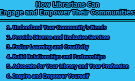 How Librarians Can Engage and Empower Their Communities