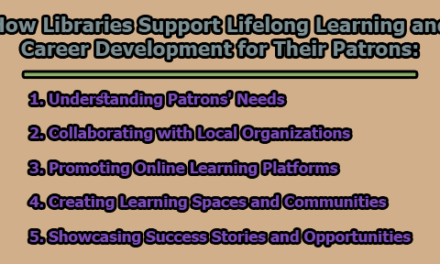 How Libraries Support Lifelong Learning and Career Development for Their Patrons