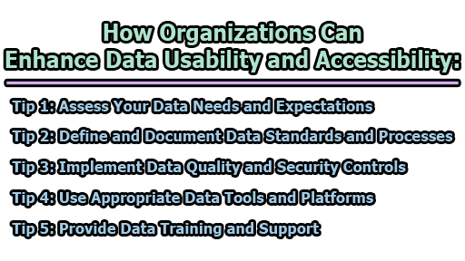 How Organizations Can Enhance Data Usability and Accessibility
