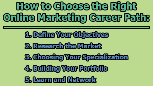 How to Choose the Right Online Marketing Career Path