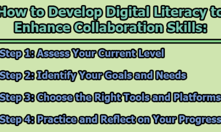 How to Develop Digital Literacy to Enhance Collaboration Skills