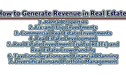 How to Generate Revenue in Real Estate