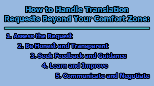 How to Handle Translation Requests Beyond Your Comfort Zone