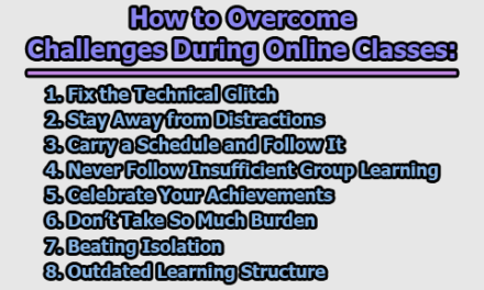 How to Overcome Challenges During Online Classes