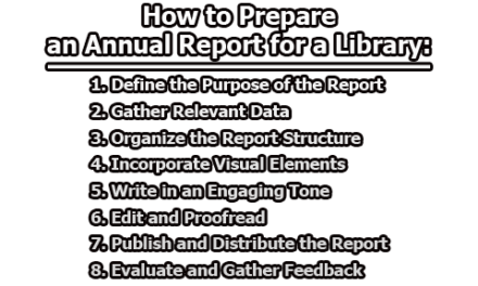 How to Prepare an Annual Report for a Library