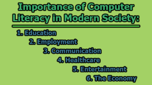 Importance of Computer Literacy in Modern Society | limbd.org