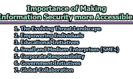 Importance of Making Information Security more Accessible