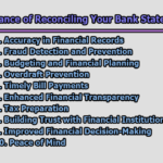 Importance of Reconciling Your Bank Statements