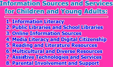Information Sources and Services for Children and Young Adults