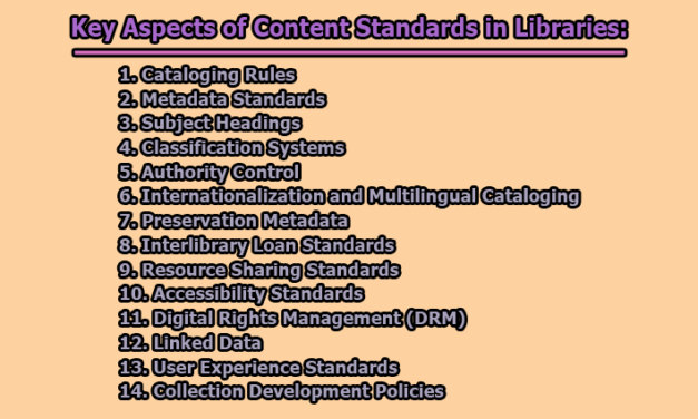 Key Aspects of Content Standards in Libraries