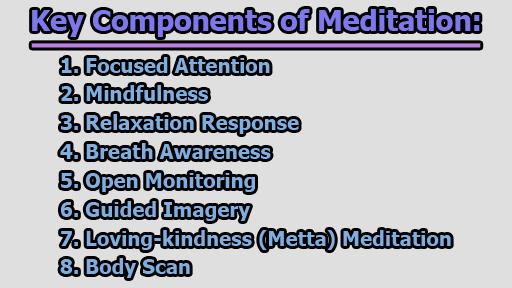 Definitions and Key Components of Meditation