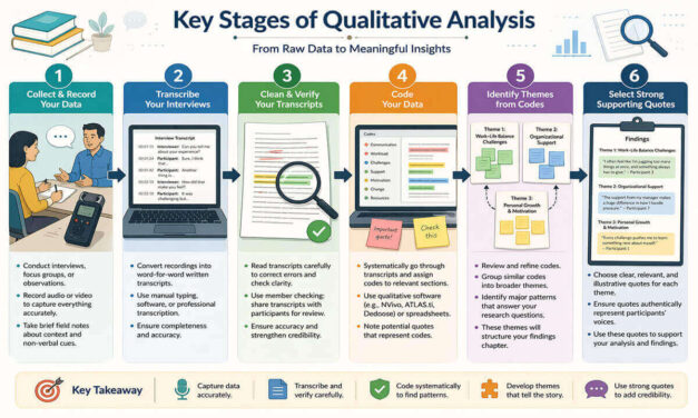 Key Stages of Qualitative Analysis