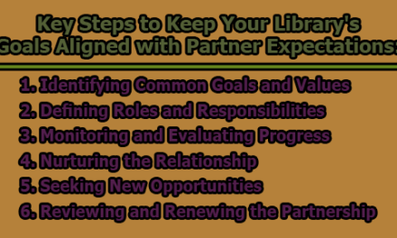 Key Steps to Keep Your Library’s Goals Aligned with Partner Expectations