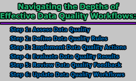 Navigating the Depths of Effective Data Quality Workflows