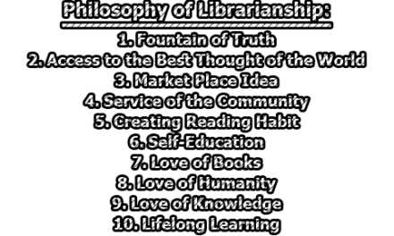 Philosophy of Librarianship